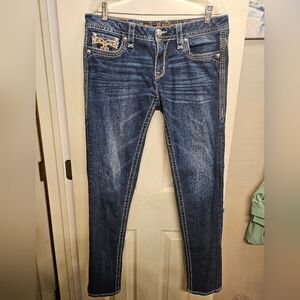 Rock revival sophia skinny jeans women's size 31
